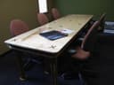Plano Vetorial DXF para Mesa de Reunião CNC de 3x1,2m