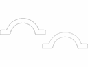 Archivo Vectorial DXF de Abrazadera para Router de 2.75 Pulgadas
