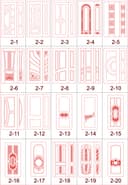 20 Decorative Door Panel Designs for CNC Cutting Free Vector