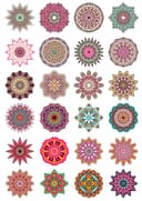 24 Intricate Mandala Ornament Vector Collection for Laser Cutting