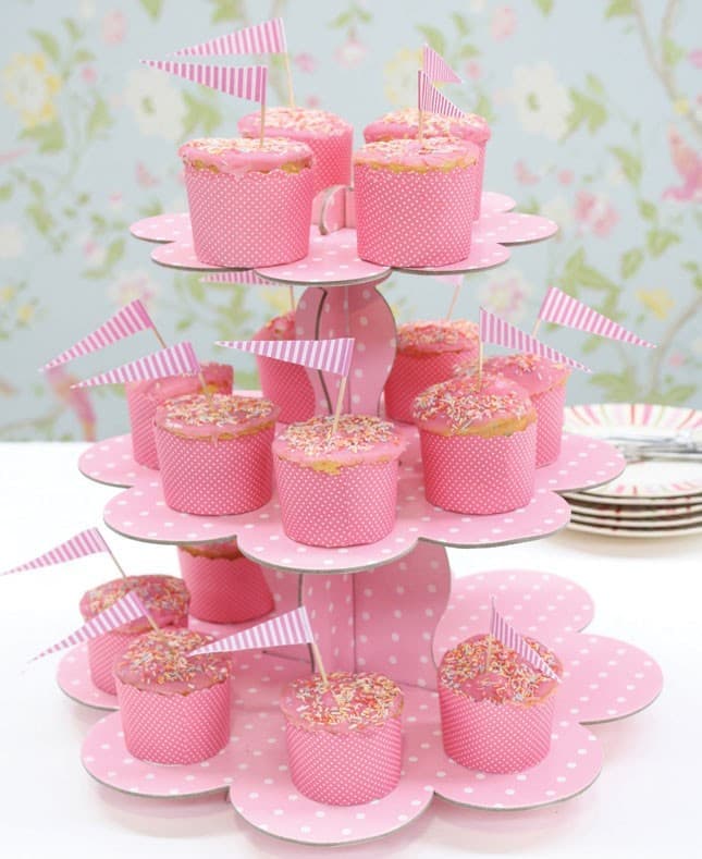 3-Tier Cupcake Stand Laser Cut Vector File