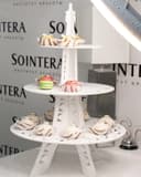 Soporte para Cupcakes Torre Eiffel de 3 Niveles - Archivo Vectorial