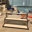 3-Tier Wooden Display Shelf Laser Cut Vector File