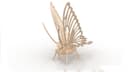 3D Butterfly Wooden Puzzle DXF File for Laser Cutting