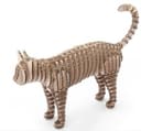 Archivo Vectorial de Escultura de Gato 3D para Láser (DXF)