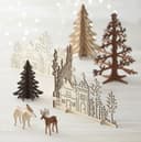 Archivos de Corte Láser para Villa de Navidad 3D (SVG, DXF)