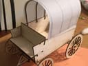 3D Covered Wagon Laser Cut Model SVG Vector Plan