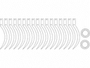 3D Curved Lamp Assembly DXF Vector File