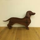 Prateleira 3D de Cachorro Salsicha Vetor DXF CDR para Corte Laser