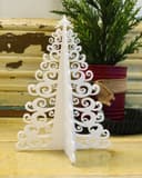 3D Decorative Christmas Tree Laser Cut File SVG