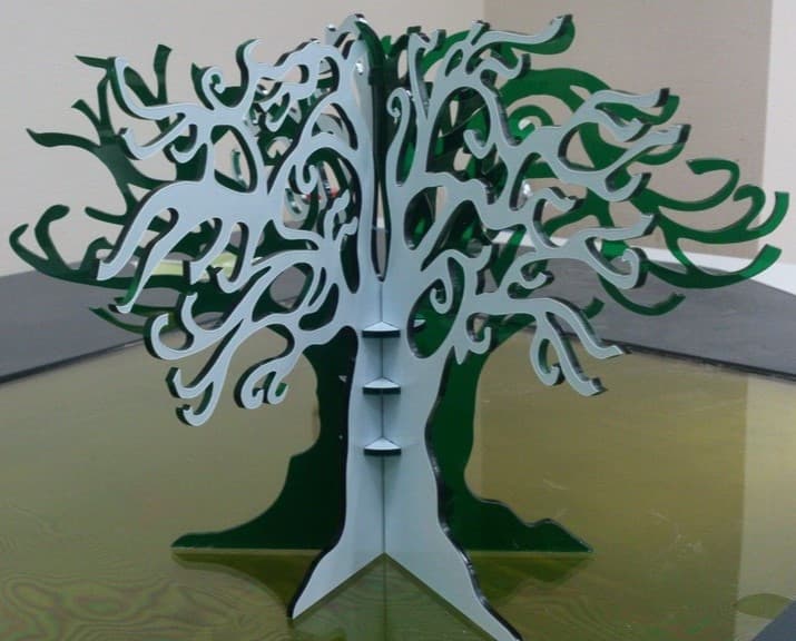 3D Decorative Tree Laser Cut File for Home Decor