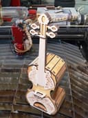 3D Decorative Violin Laser Cut Model DXF File