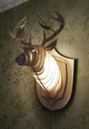 Archivo Vectorial de Lámpara de Pared Cabeza de Ciervo 3D