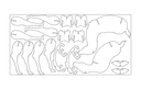 3D Deer Puzzle Laser Cut Vector File