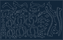 Archivo Vectorial de Rompecabezas 3D de Dinosaurio para Corte Láser