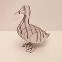 Planos Vectoriales de Pato 3D para Corte Láser