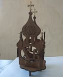 Archivo Vectorial de Iglesia Ortodoxa 3D para Corte Láser