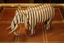 Diseño Vectorial de Rompecabezas 3D de Elefante (DXF)