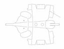 Proyecto Vectorial de Elefante 3D para Corte Láser DXF