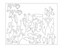 Archivo Vectorial de Rompecabezas 3D de Rana para Corte Láser (DXF)