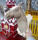 Archivo Vectorial de Cabeza de Caballo 3D para Corte Láser
