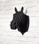 3D Horse Head Wall Mount Laser Cut Vector File