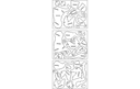 Plano Vectorial de Rompecabezas 3D de Caballo DXF