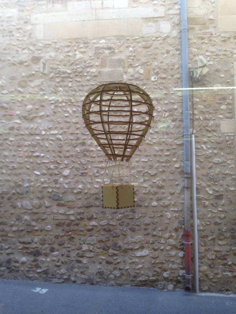 3D Hot Air Balloon Laser Cut Project Vector File