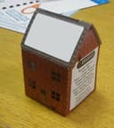 Arquivo Vetor de Casa 3D para Corte a Laser e Papercraft