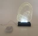 Archivo Vectorial de Lámpara LED 3D de Auriculares para Láser