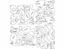 Archivo Vectorial de Rompecabezas 3D de Canguro (DXF)