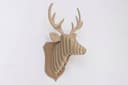 3D Laser Cut Deer Head Trophy Wall Decor Vector Files (CDR)