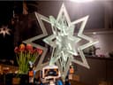 Estrella de Navidad 3D en Capas Vector DXF para Corte Láser