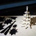 Adorno de Árbol de Navidad en Capas 3D Archivo Láser