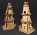 3D Lighthouse Model Laser Cut File Vector