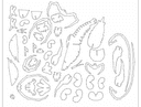 Archivo Vectorial para Corte Láser de Rompecabezas 3D Langosta (DXF)