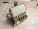 Archivo SVG de Iglesia en Miniatura 3D para Corte Láser