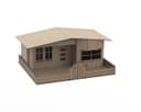 Arquivo Vetorial Grátis de Casa em Miniatura 3D para Laser Cut