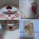 Arquivo Vetorial de Cartão 3D Pop-Up de Coração para Laser Cut