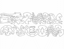 Archivo Vectorial DXF de Puzzle 3D de Escorpión
