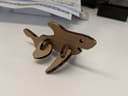 3D Shark Puzzle Laser Cut Vector File SVG