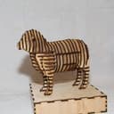 Rompecabezas 3D de Oveja en Madera (DXF)