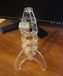 3D Space Rocket Model Laser Cut File
