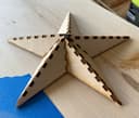 Diseño de Estrella 3D para Corte Láser - Proyecto de Madera