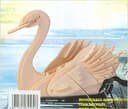 3D Swan Puzzle Laser Cut Vector Plan