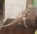 Proyecto de Esqueleto de Dinosaurio T-Rex 3D para Corte Láser