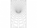 Archivo Vectorial DXF Panel Ilusión Óptica Túnel 3D