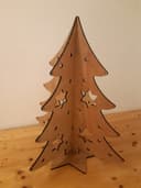 Archivo Vectorial DXF de Árbol de Navidad 3D para Corte Láser