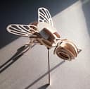 Archivo Vectorial de Mosca 3D en Madera para Corte Láser