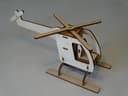 Modelo de Helicóptero 3D en Madera para Corte Láser - DXF Gratis